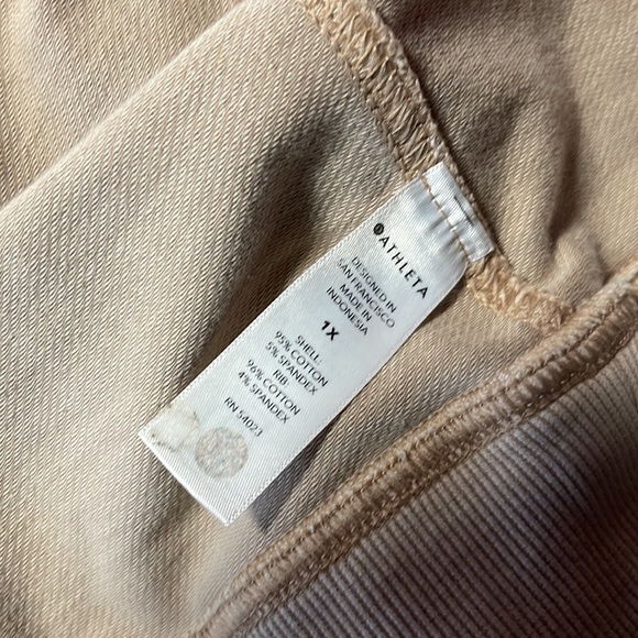 Athleta Farallon Jacket Mocha Latte Tan Women’s Size‎ 1X - Picture 5 of 10
